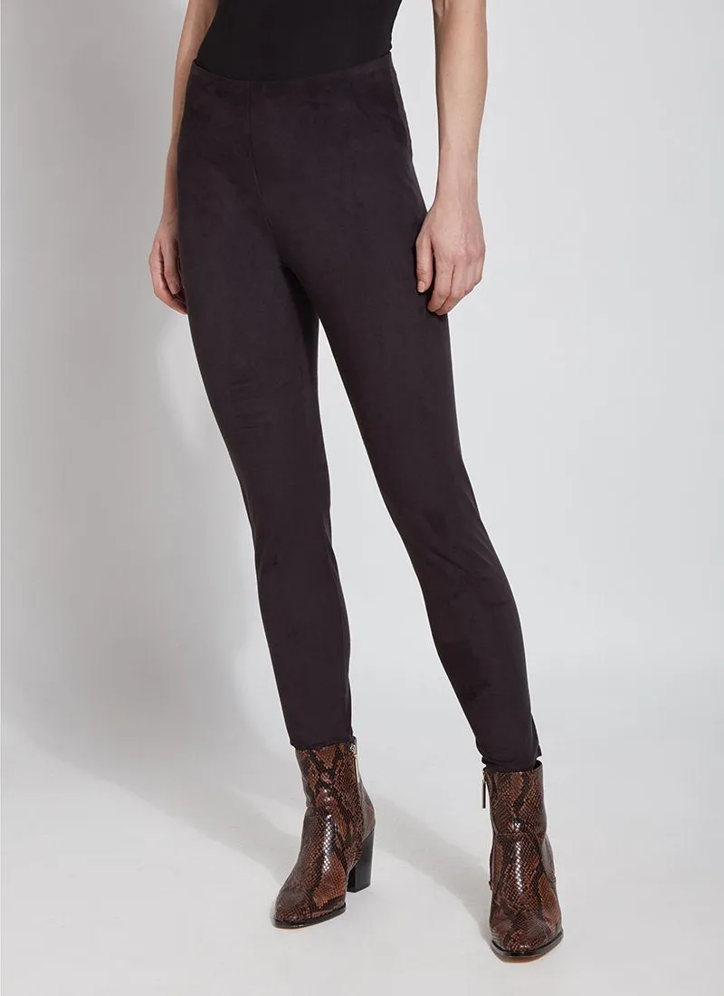 Hi Waist Suede Legging (Plus Size, 28.5" Inseam)