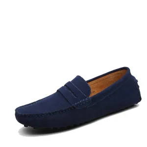 Hnzxzm Fashion Summer Style Soft Moccasins Men Loafers High Quality Genuine Leather Shoes Men Flats Driving Shoes