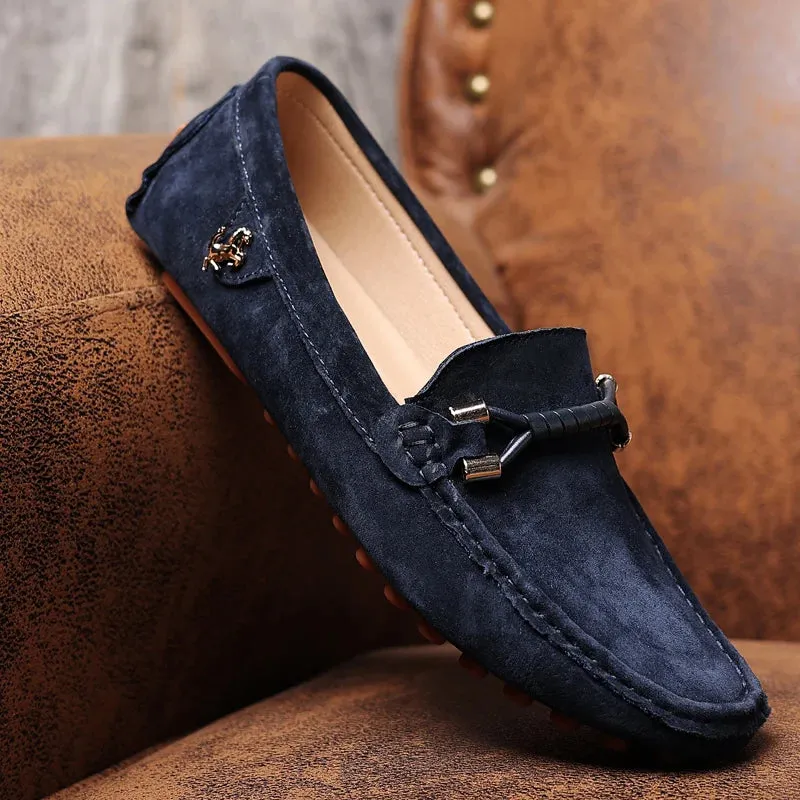 Hnzxzm Handmade Genuine Leather Loafers Men Shoes Slip On Mens Loafers Dad Shoes Loafers Men Moccasins Driving Shoes For Men Mocasines