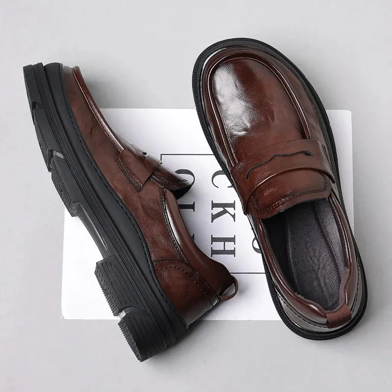 Hnzxzm Men laofers slip on Driving Moccasins Comfortable  Loafer Shoes Men's Casual Shoes genuine Leather Loafers Flats Shoes for Man