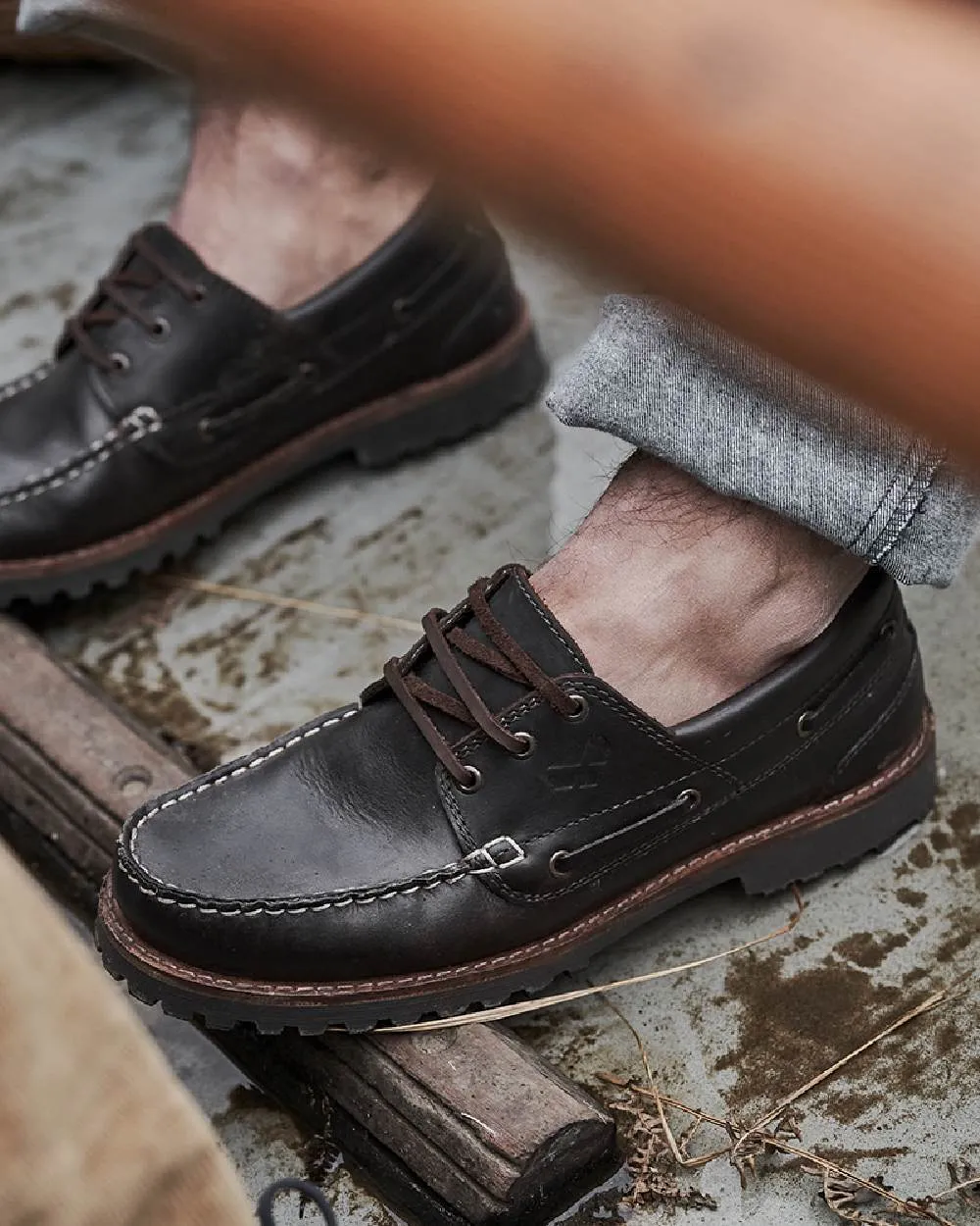 Hoggs of Fife Kintyre Rugged Moccasin Boat Shoes