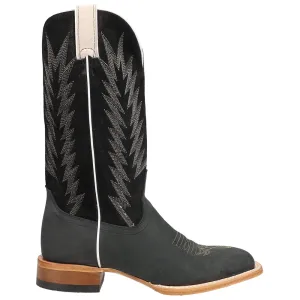 Hombre Embroidered Wide Square Toe Cowboy Boots