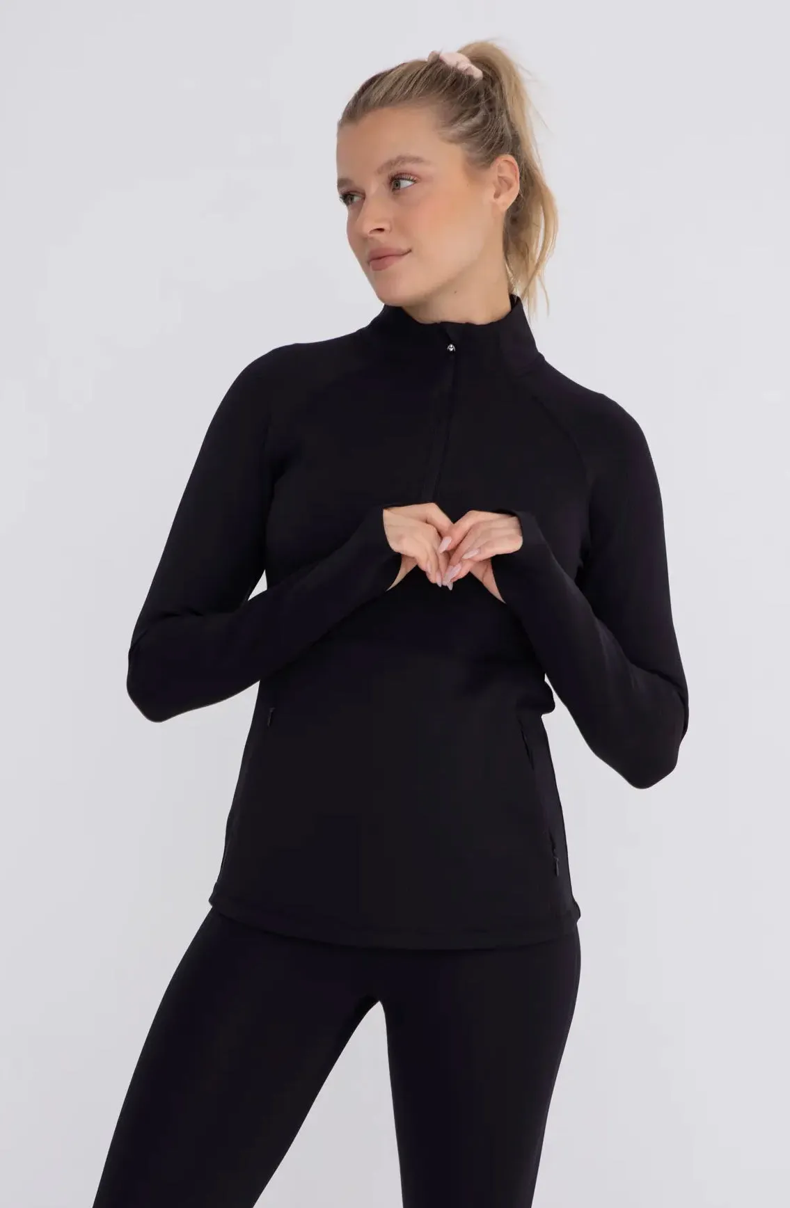 Jacquard Ribbed Active Top