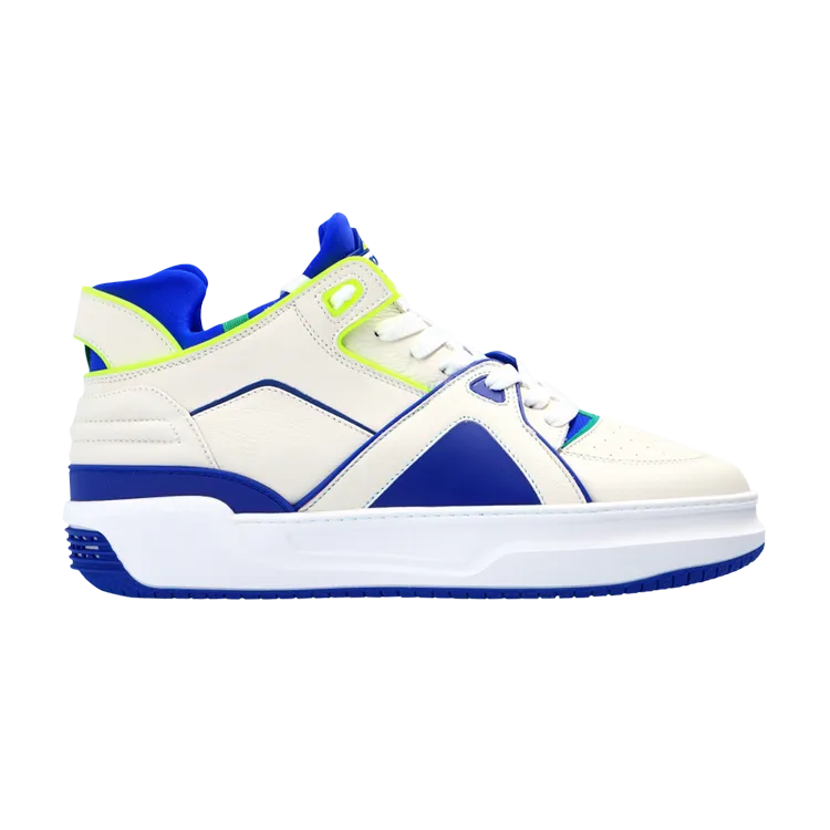 Just Don Tennis Courtside Mid 'White Blue' Sneakers, White