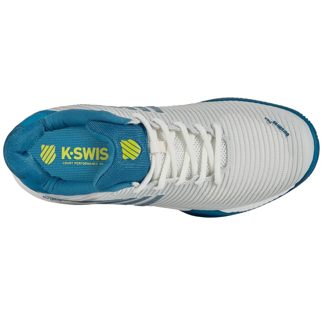 K Swiss Hypercourt Express HB  Mens Tennis Shoes -  White/Celestial/Primrose