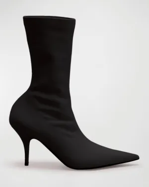 Knife Balenciaga Stretch Stiletto Ankle Boots