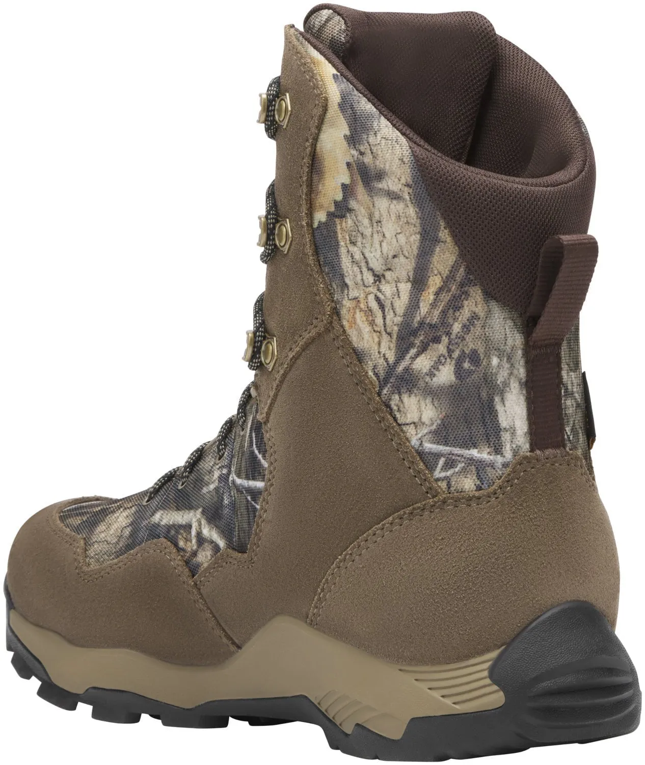 Lacrosse Mens Ridgeback 800G Mossy Oak Country DNA Suede Hunting Boots