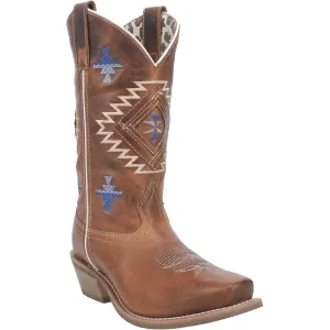 Laredo Women's Meera Tan Leather Cowgirl Boots 51182