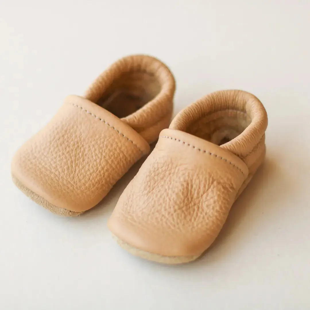 Latte Baby Moccasins