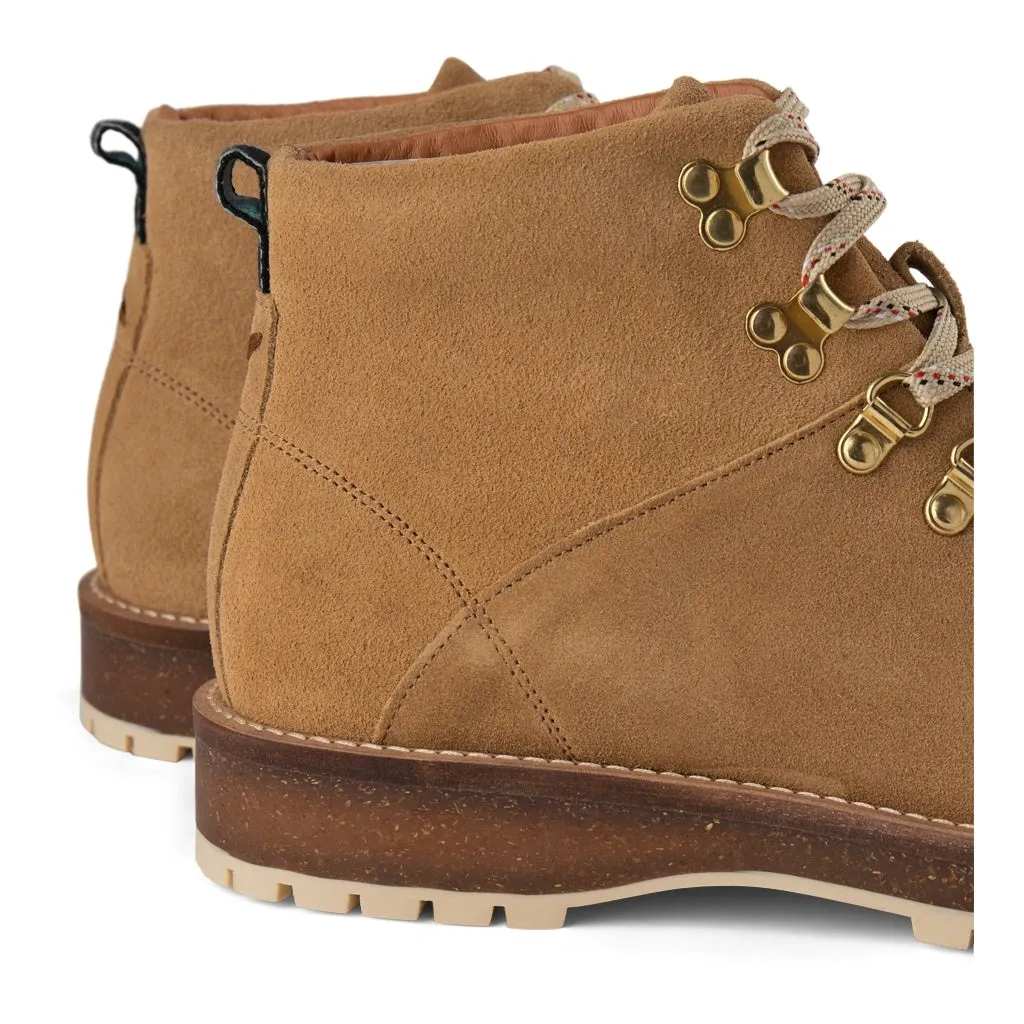 Lawrence Suede Hiking Boot - CAMEL