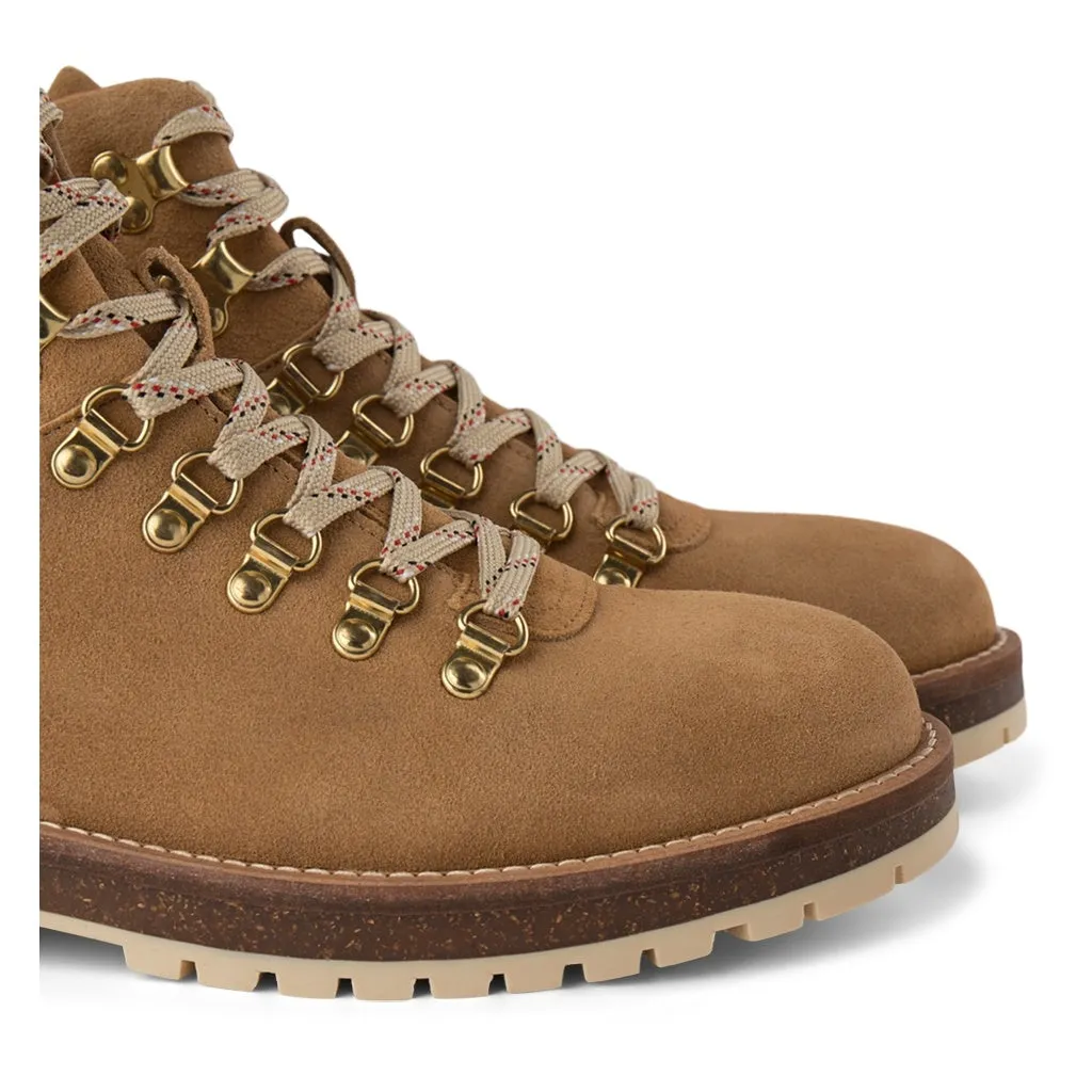 Lawrence Suede Hiking Boot - CAMEL