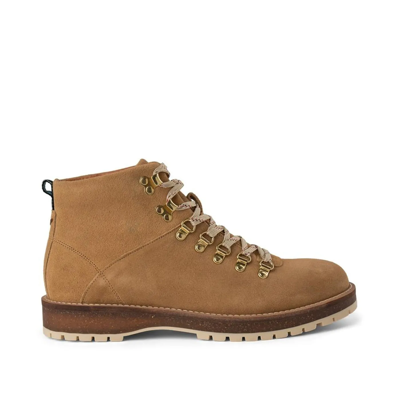 Lawrence Suede Hiking Boot - CAMEL