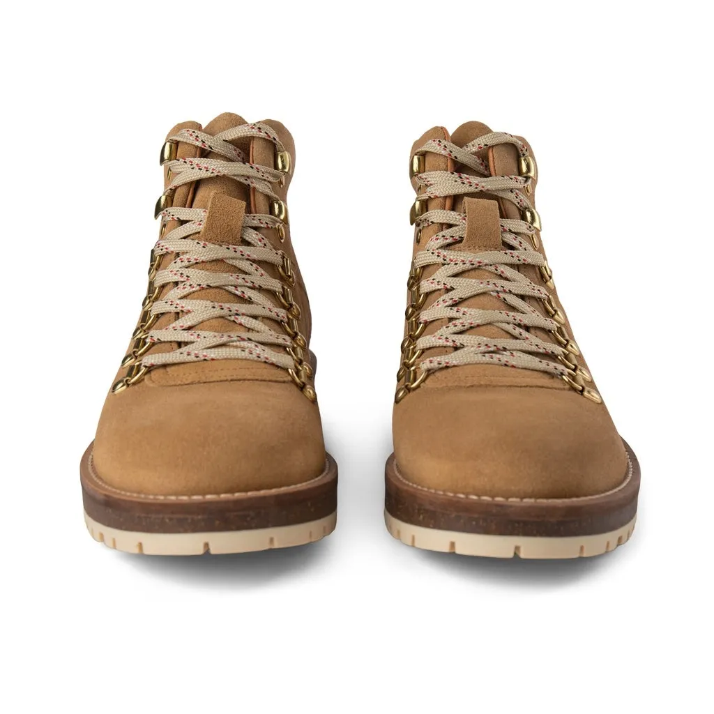 Lawrence Suede Hiking Boot - CAMEL