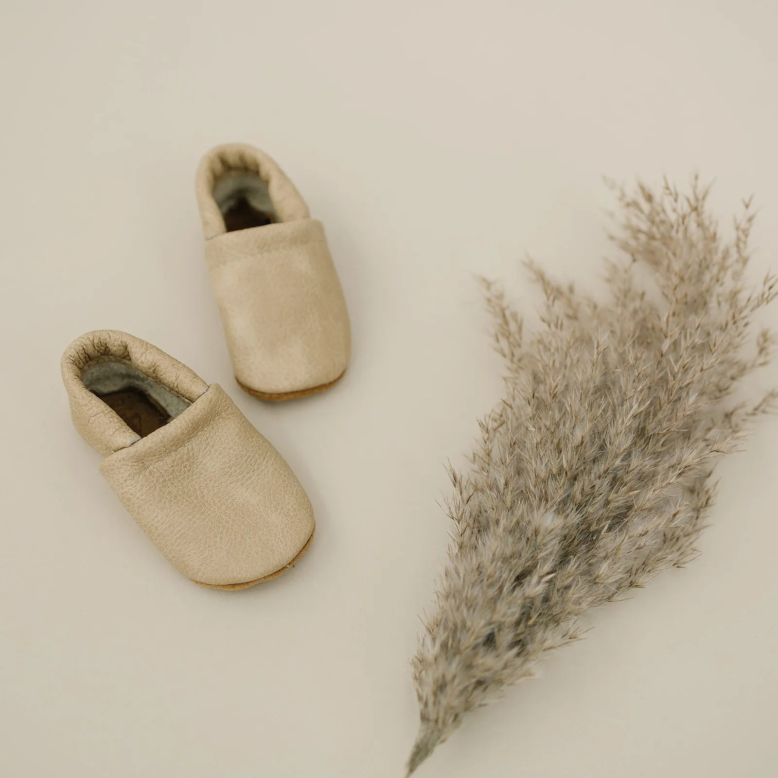 Leather Baby & Toddler Loafer Moccasins - Barley