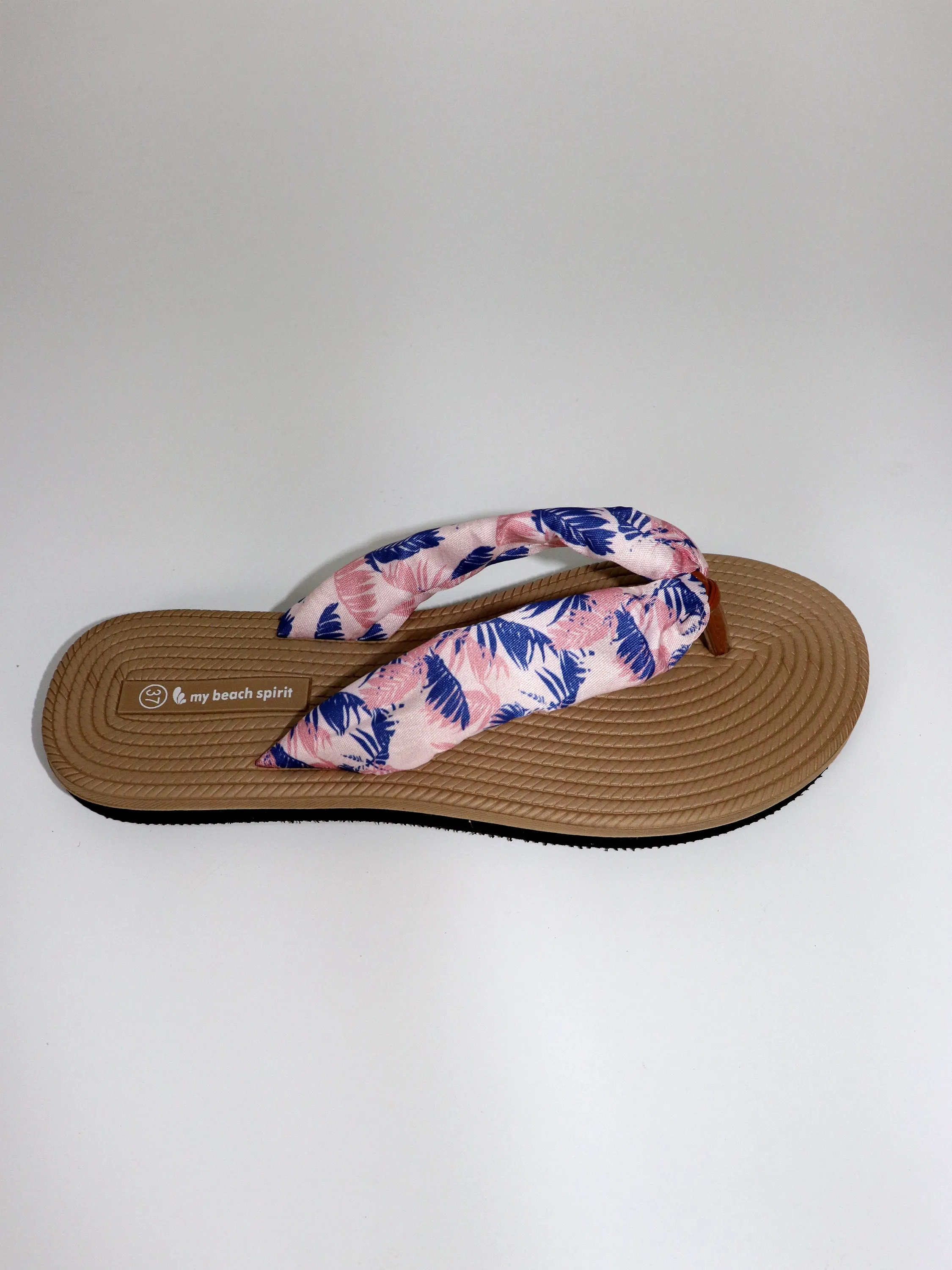 Leaves foulard cord eva slipper