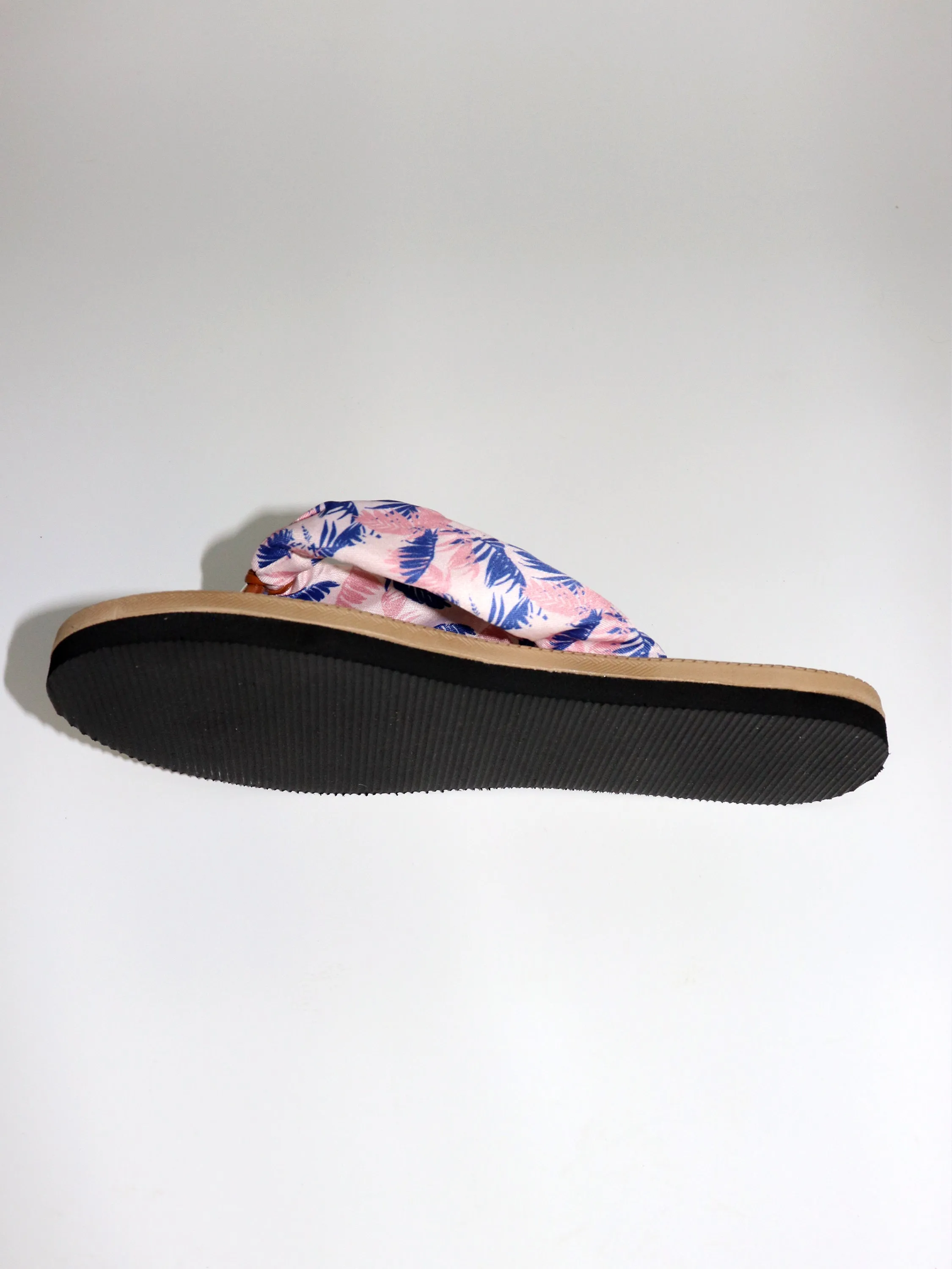 Leaves foulard cord eva slipper