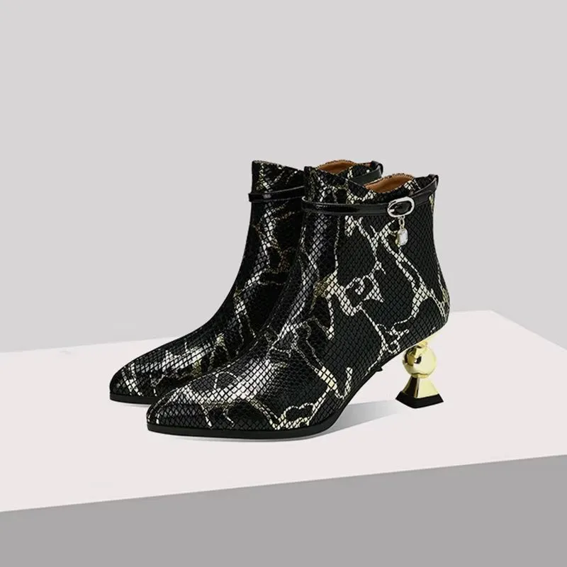 Luxury Exotic Winter Ankle Boots: Stand Out in Style