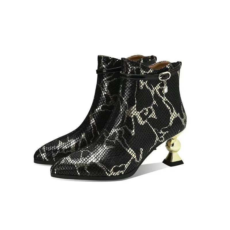 Luxury Exotic Winter Ankle Boots: Stand Out in Style