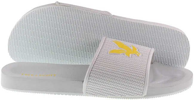 Lyle and Scott Mens Easy Slide White