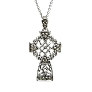 Marcasite Celtic Cross