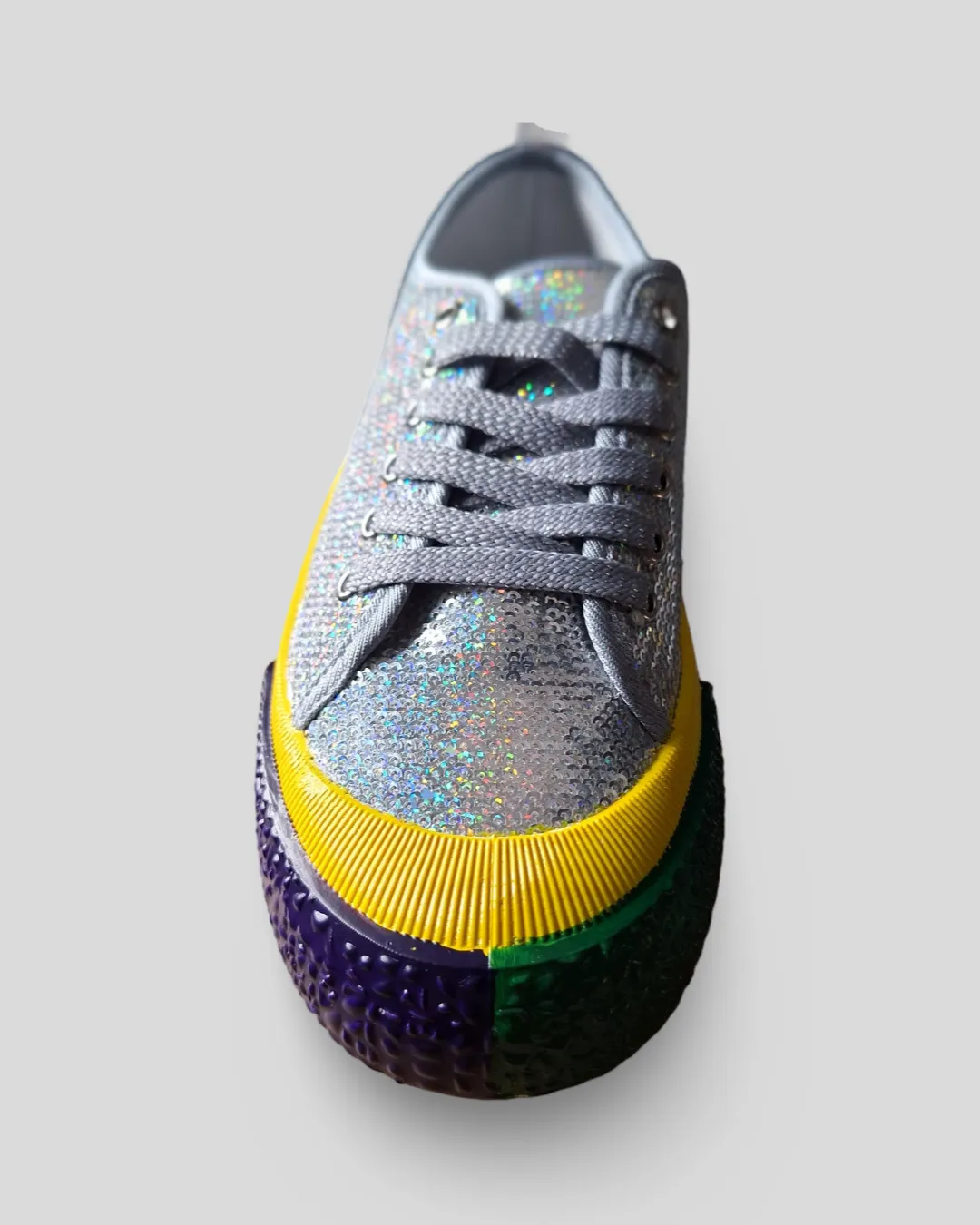 MARDI GRAS Casual silver tennis