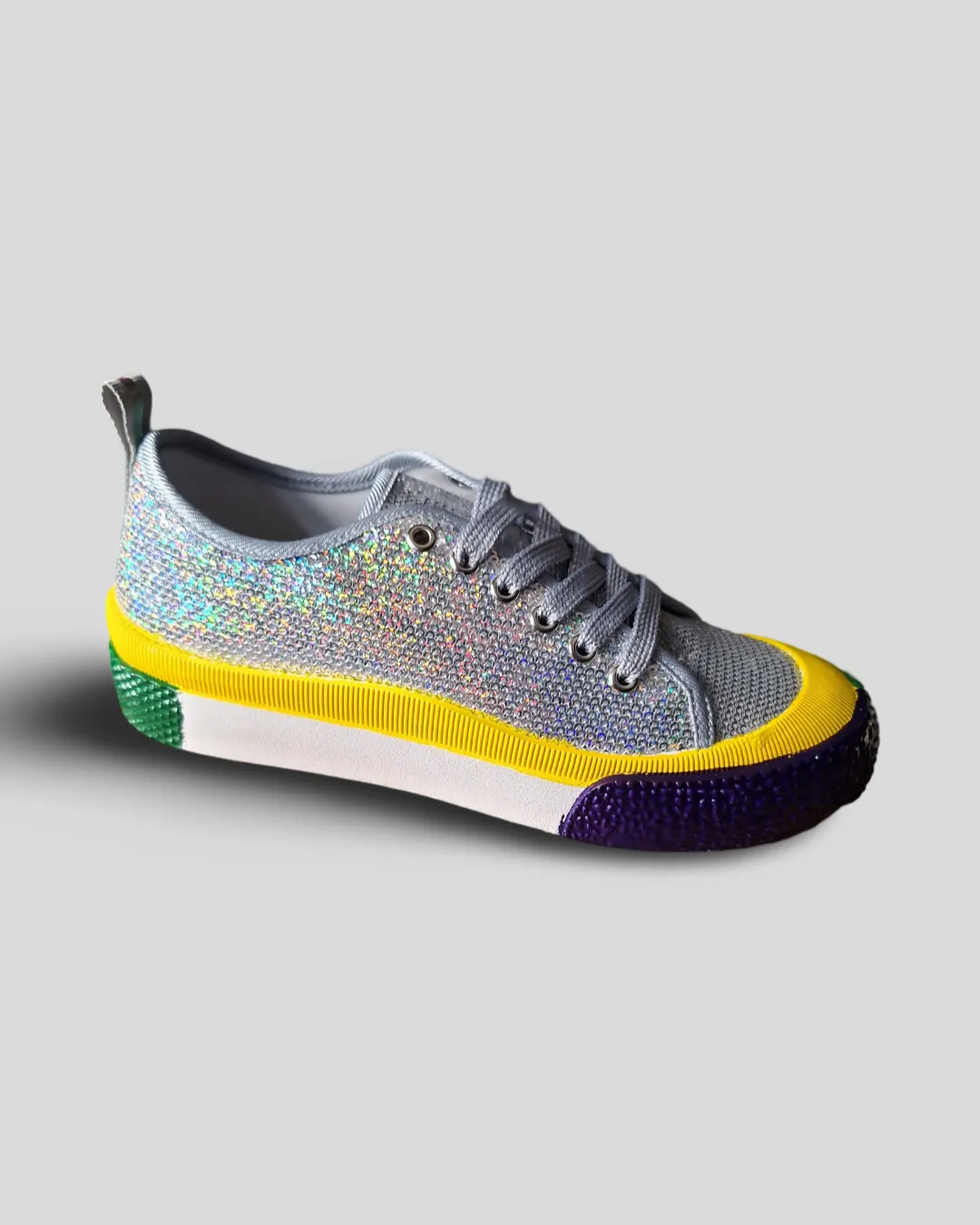 MARDI GRAS Casual silver tennis