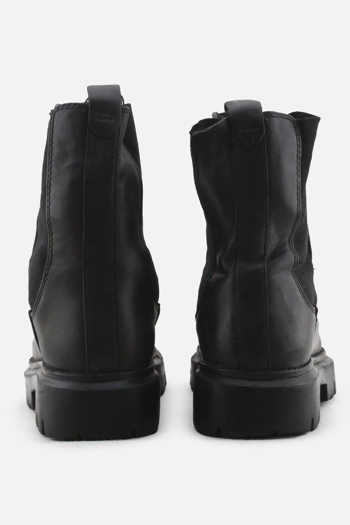 Massimo Dutti Stretchable Ankle Boots | 100% Authentic Leather