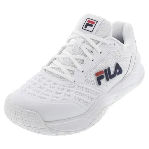 Men's Axilus 3 Tennis Shoes White and Navy