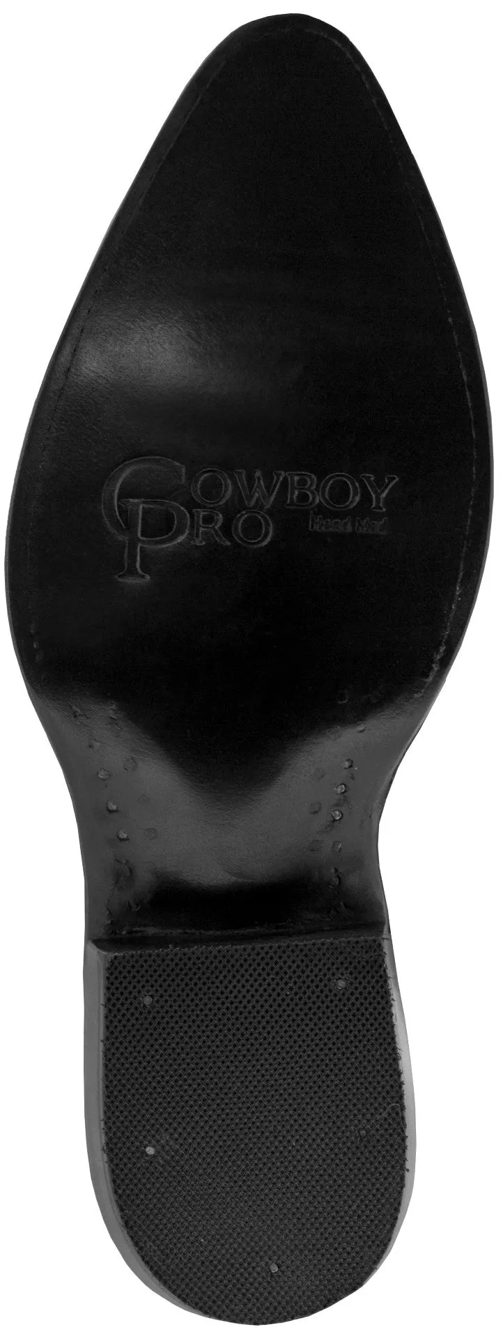 Mens Black Classic Leather Leather Cowboy Boots - J Toe