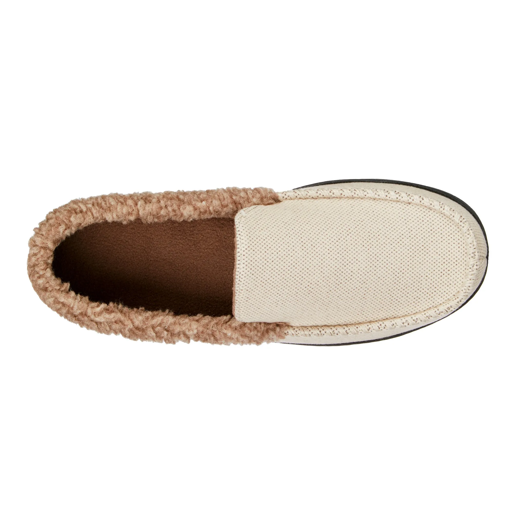 Men's Brushed Knit Lewis Moccasin Slippers