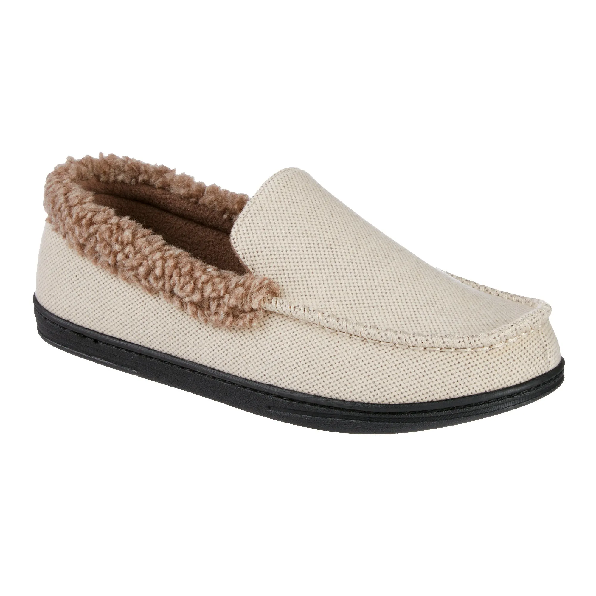 Men's Brushed Knit Lewis Moccasin Slippers