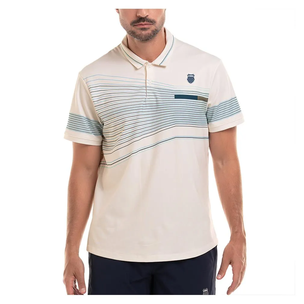 Men's Capri Wave Tennis Polo Star White