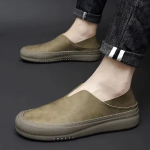 Men's Casual Shoes - Leather Sneakers Moccasins Loafers - TSS200