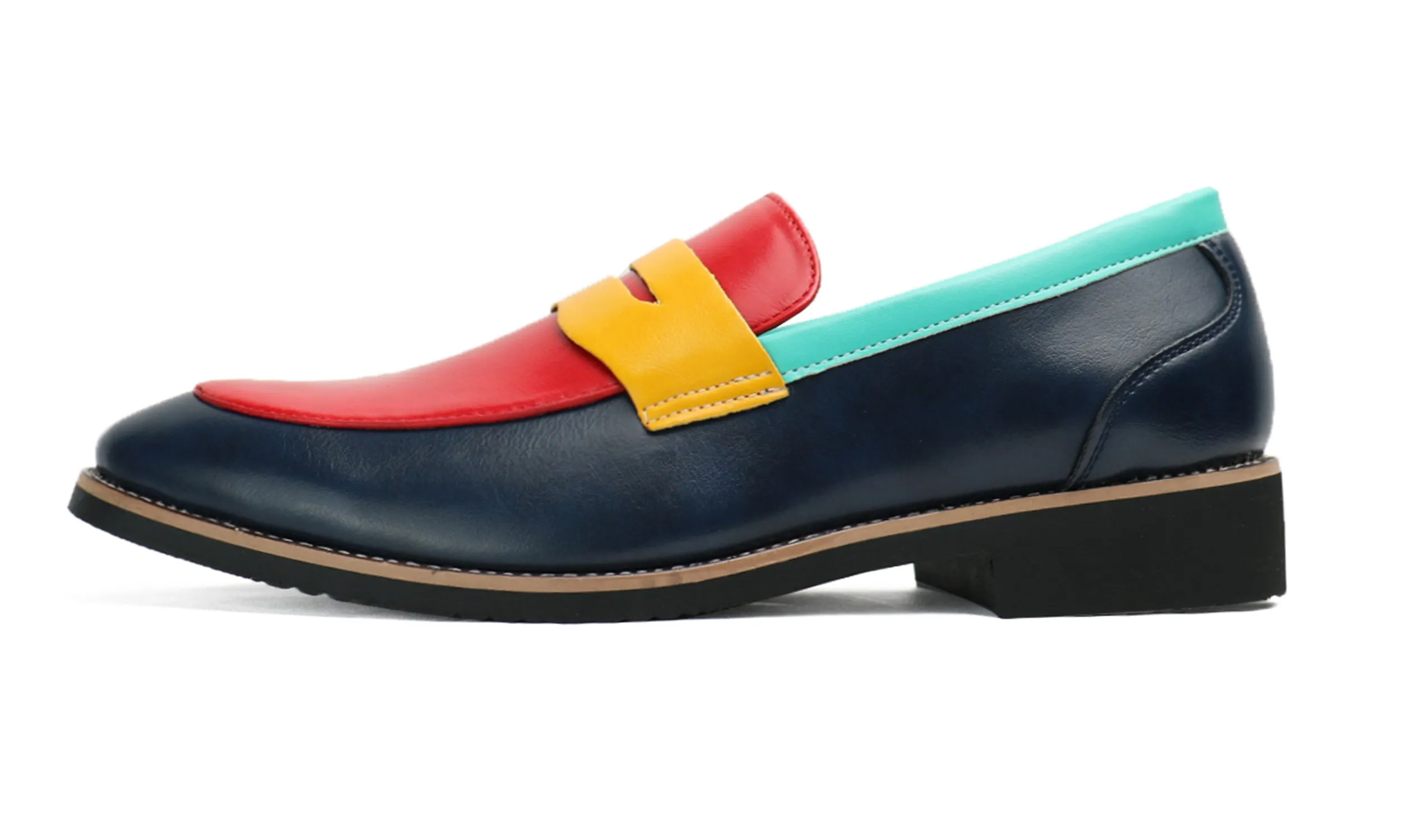 Men's Multicolors Penny Loafers