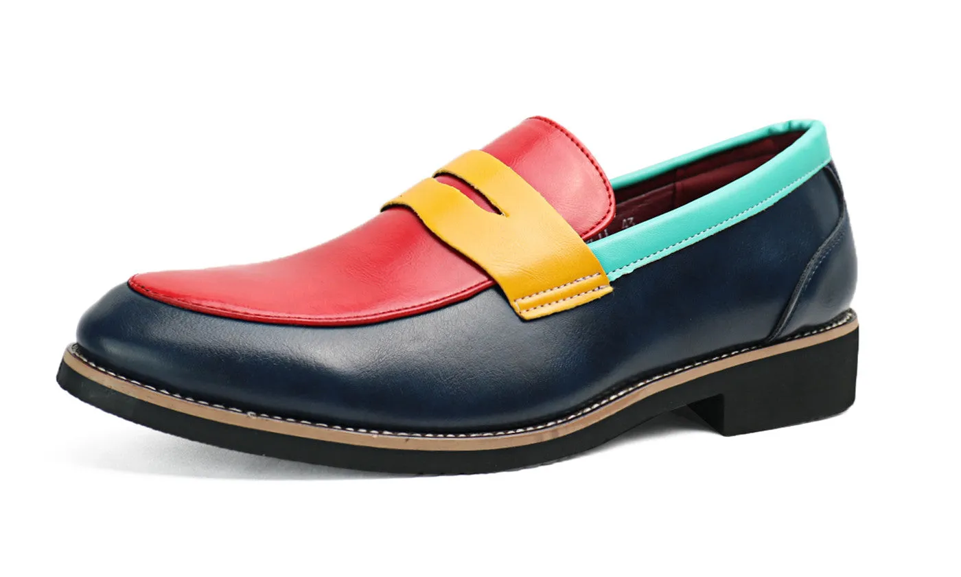 Men's Multicolors Penny Loafers