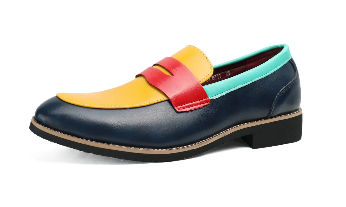 Men's Multicolors Penny Loafers