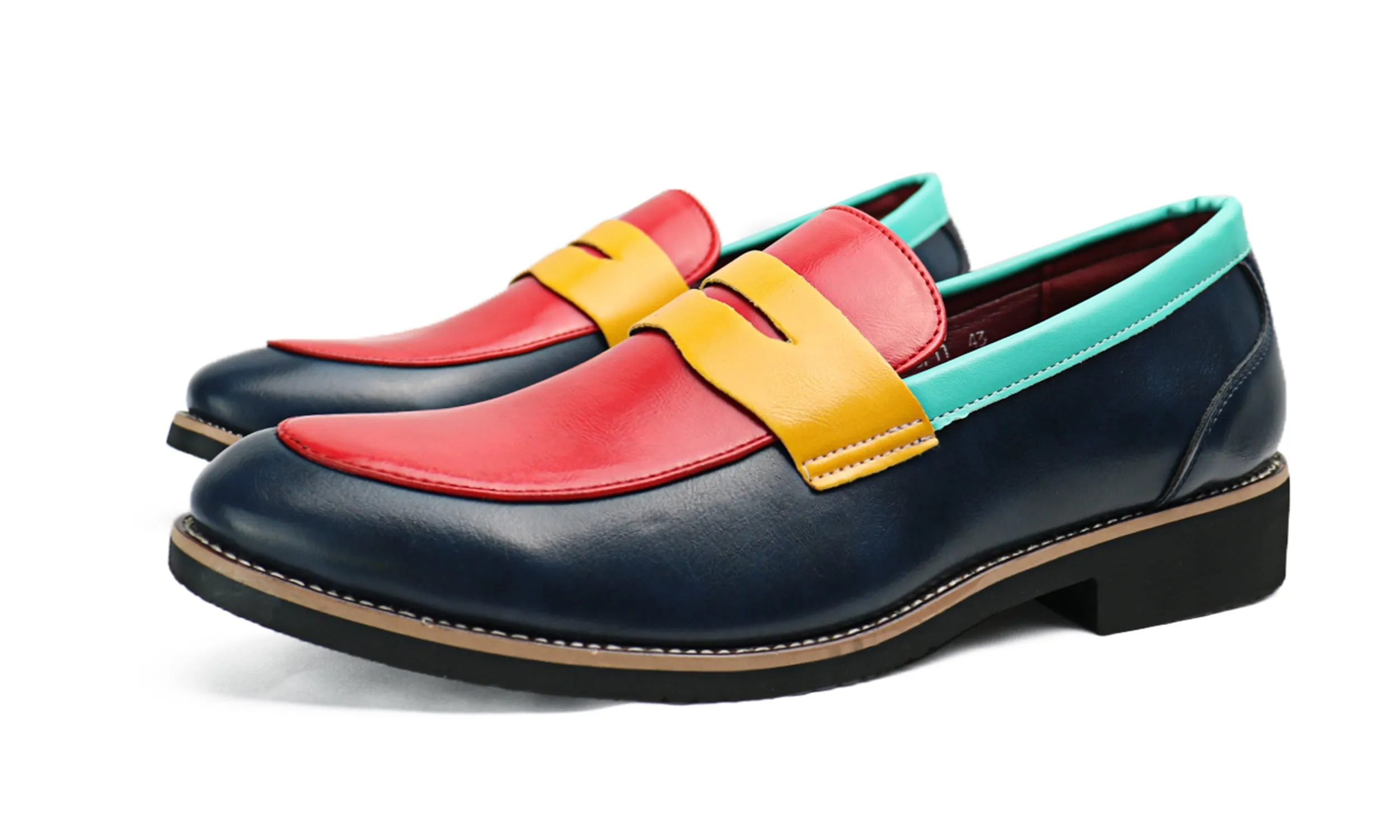 Men's Multicolors Penny Loafers