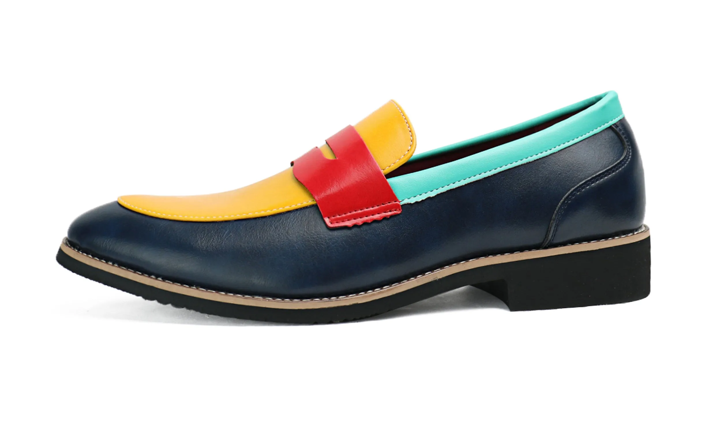 Men's Multicolors Penny Loafers