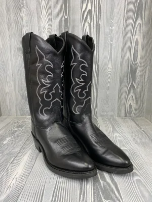 Men's Oldwest Black Cowboy Boot - TBM3010