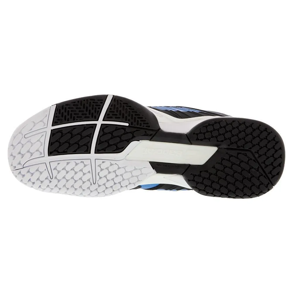 Men's Propulse Fury Black and Parisian Blue All Court Tennis Shoes