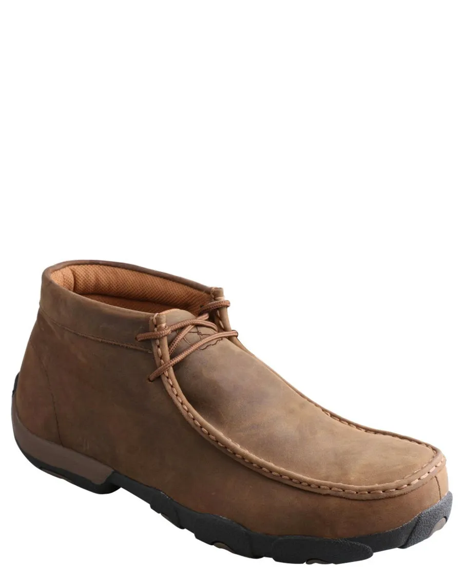 Men's Steel Toe Chukka Driving Moccasins