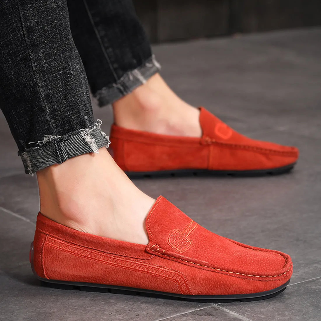 Men's Stitching Driving Moccasins