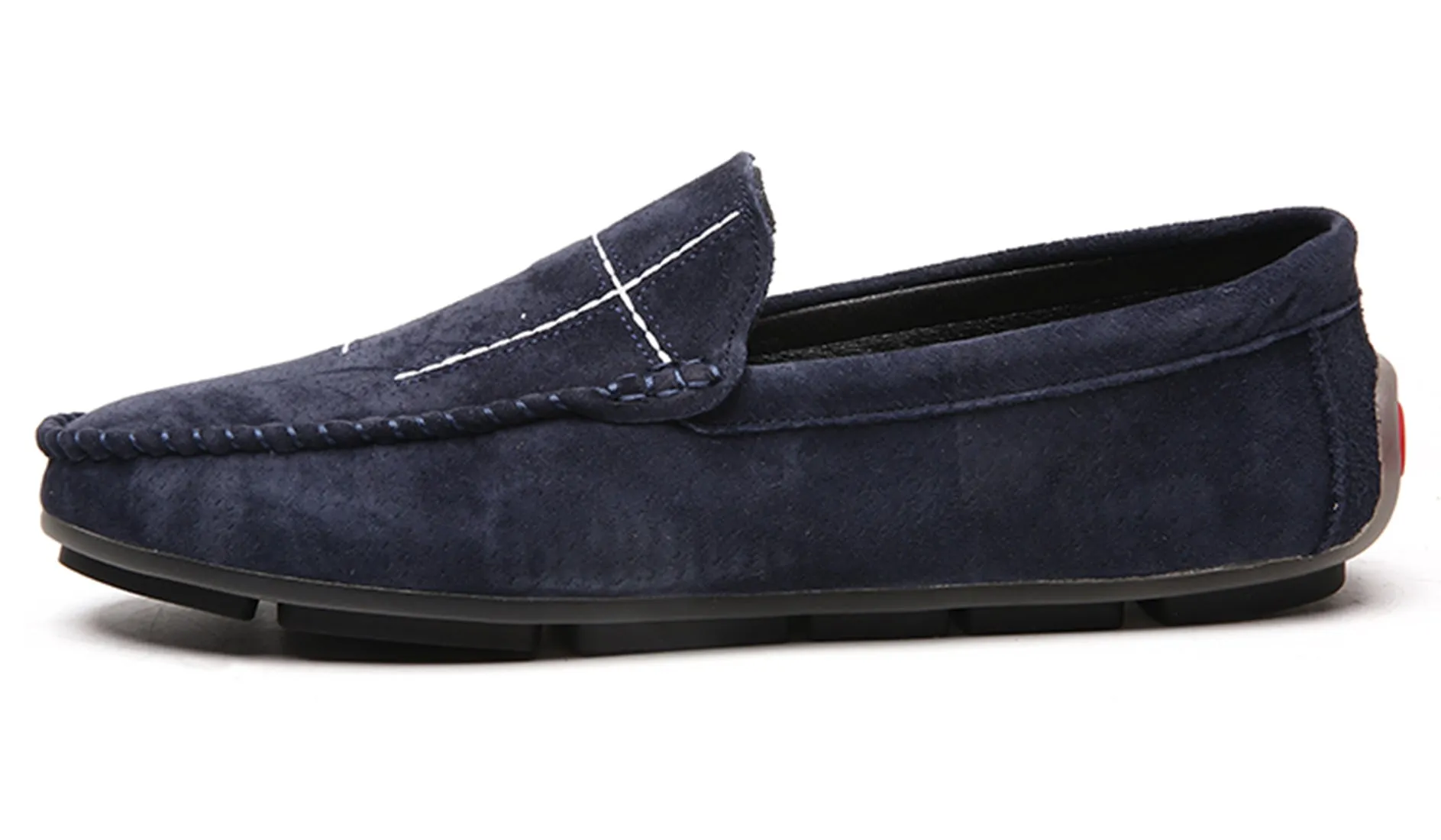 Men's Suede Cross Driving Moccasins