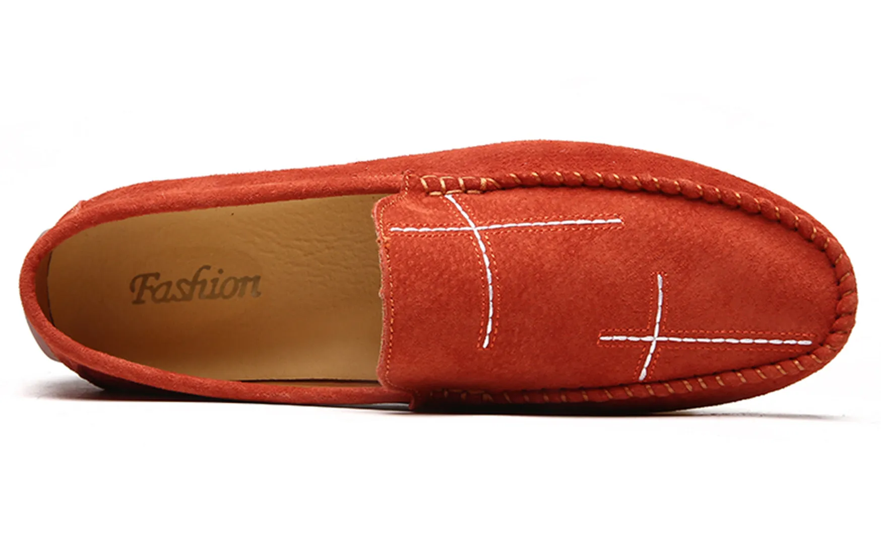 Men's Suede Cross Driving Moccasins