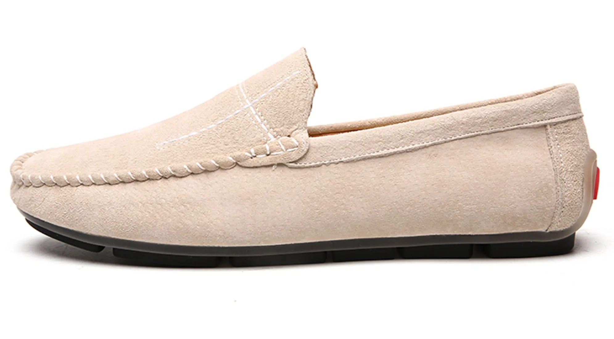 Men's Suede Cross Driving Moccasins