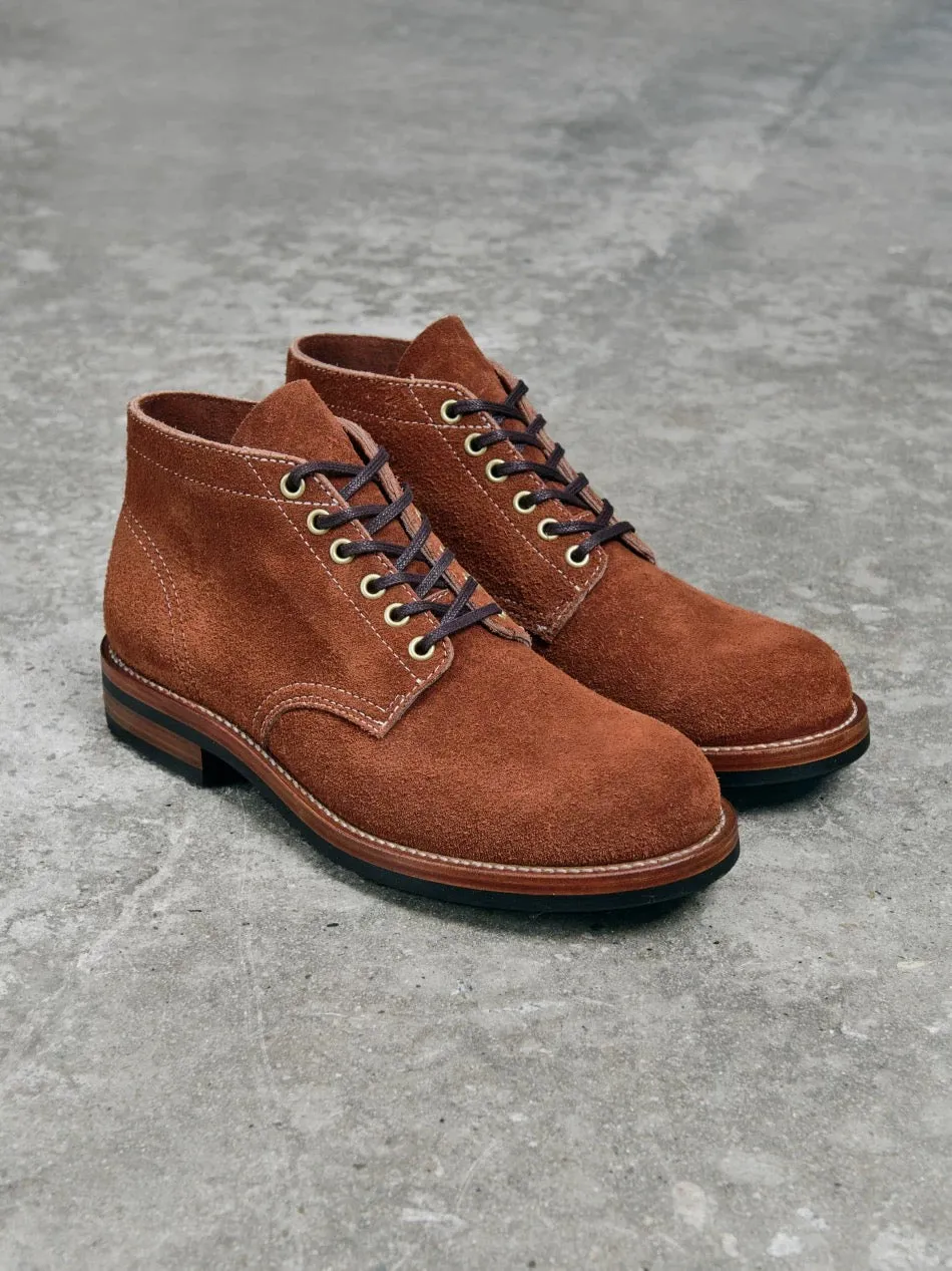 Men's Suede Round Toe Boots 9111