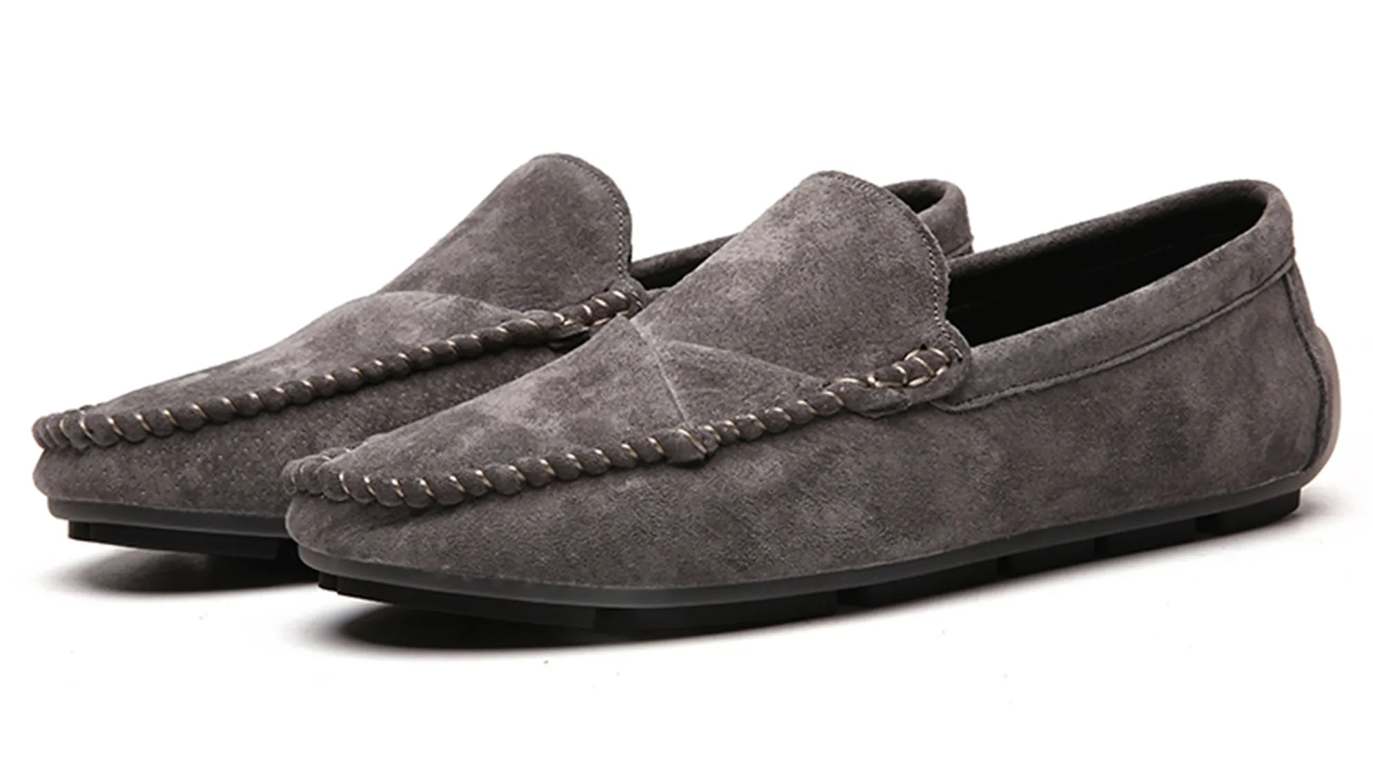 Men's Suede Stitching Driving Moccasins