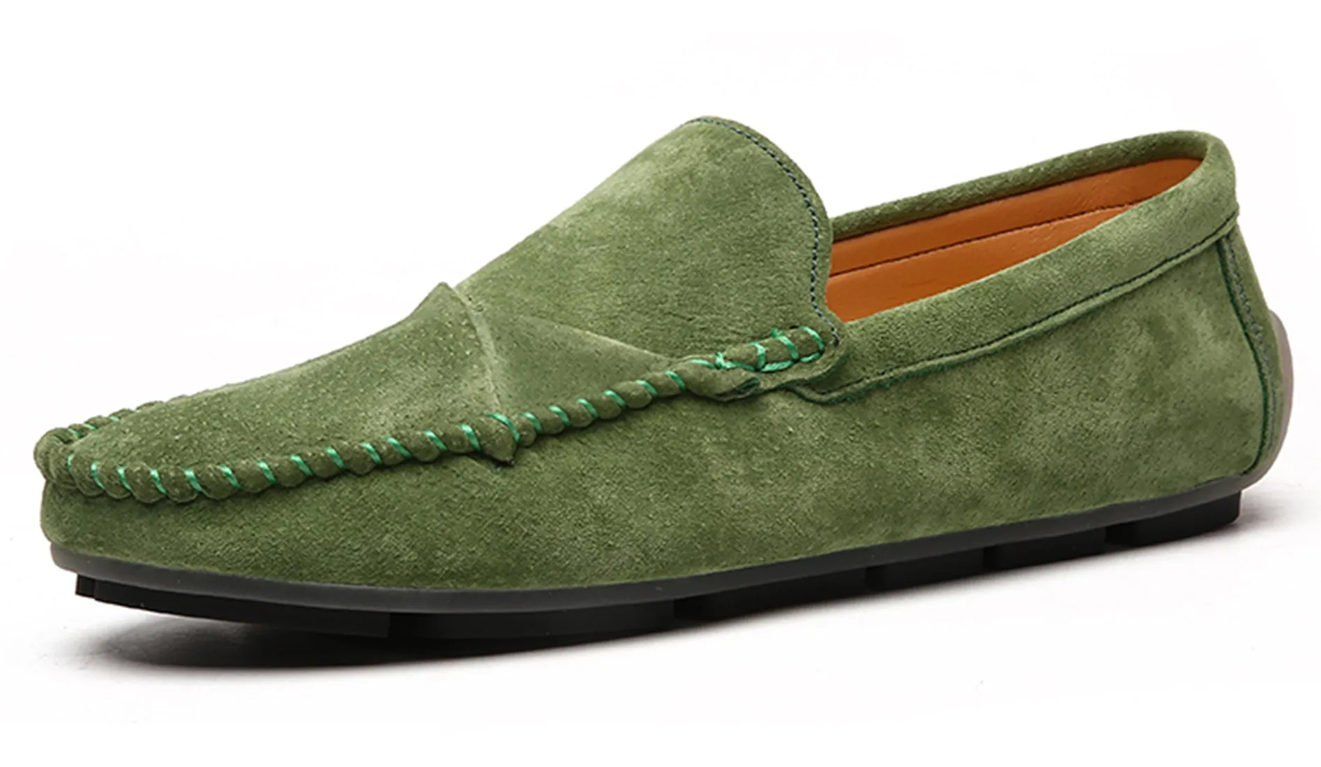 Men's Suede Stitching Driving Moccasins