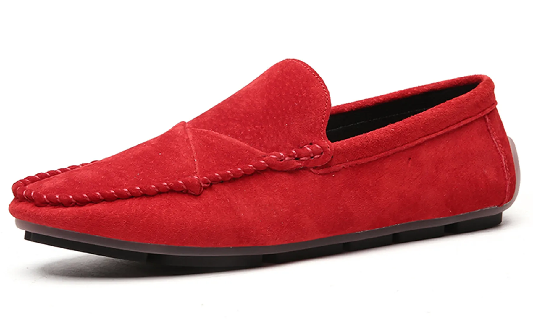 Men's Suede Stitching Driving Moccasins