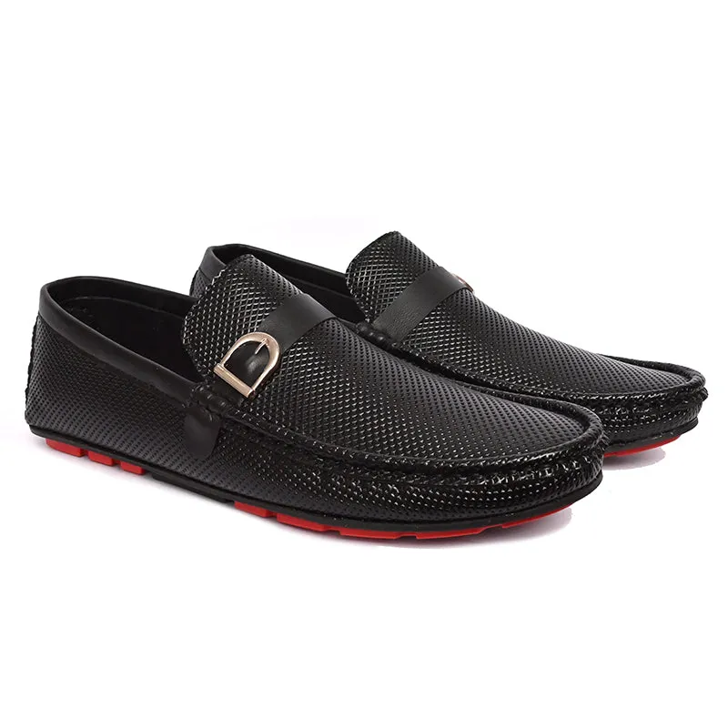 Men's Textured Moccasins - Metro-30401114